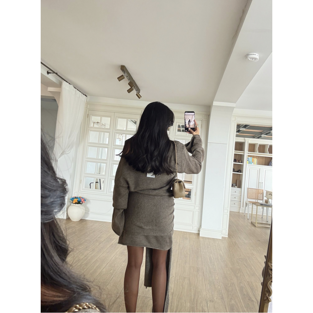 MINI KNIT HALJINA BROWN